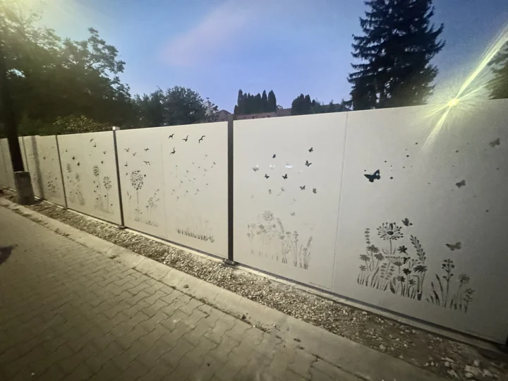 Patterned sheet-metal panels
