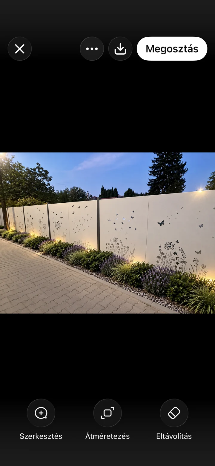 Evening scene &mdash; visualisation